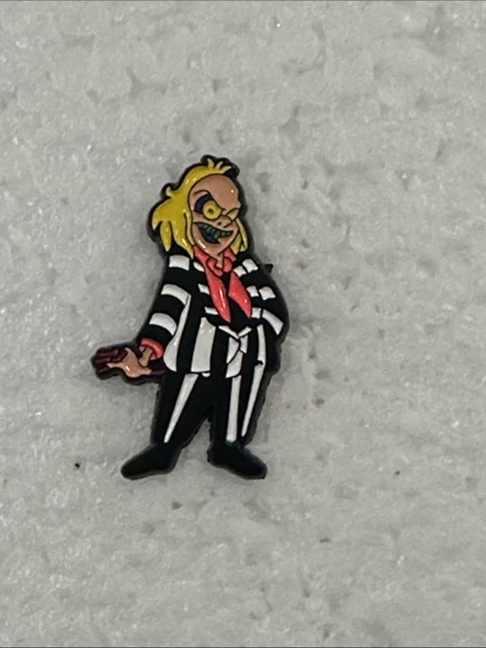 Beetlejuice Saturday Morning Cartoon Enamel Lapel Pin